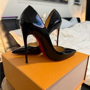 Christian Louboutin Black Patent Leather Heels